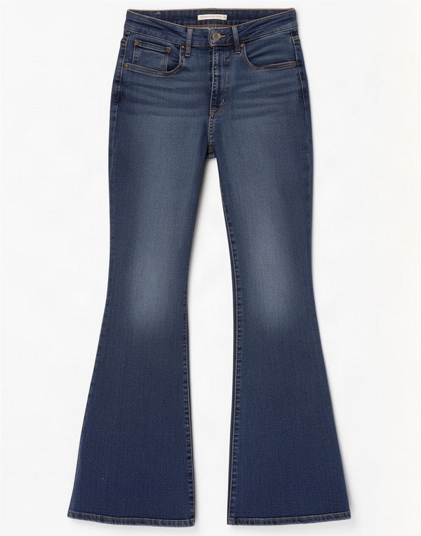Levi's Womens 725 High Rise Bootcut Jeans W27 L30 Blue Lyocell