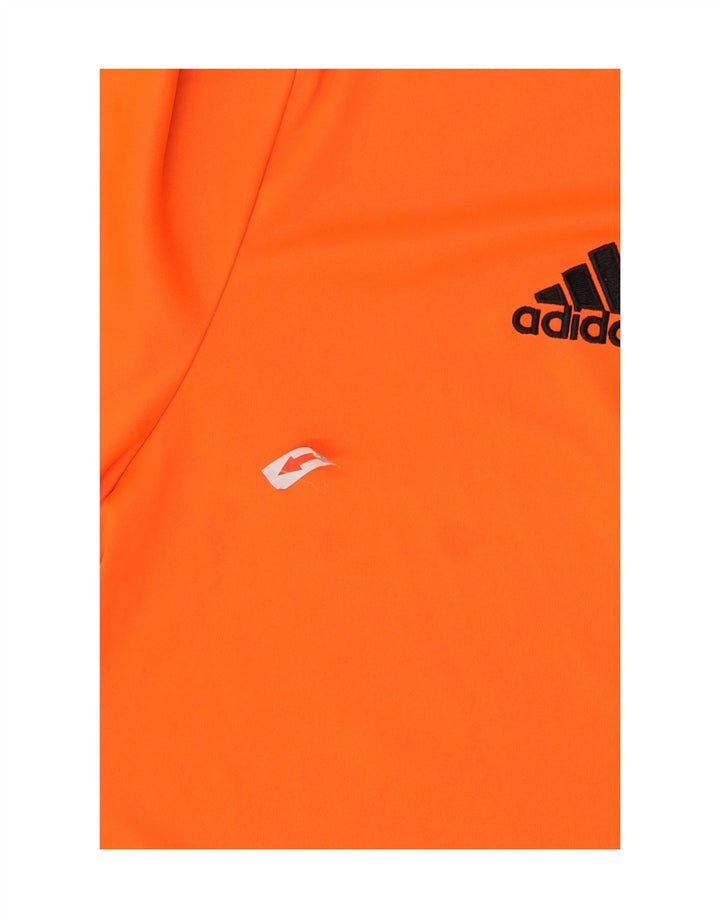 Adidas Ανδρικό T-Shirt Climalite Top XL Πορτοκαλί Πολυεστέρας