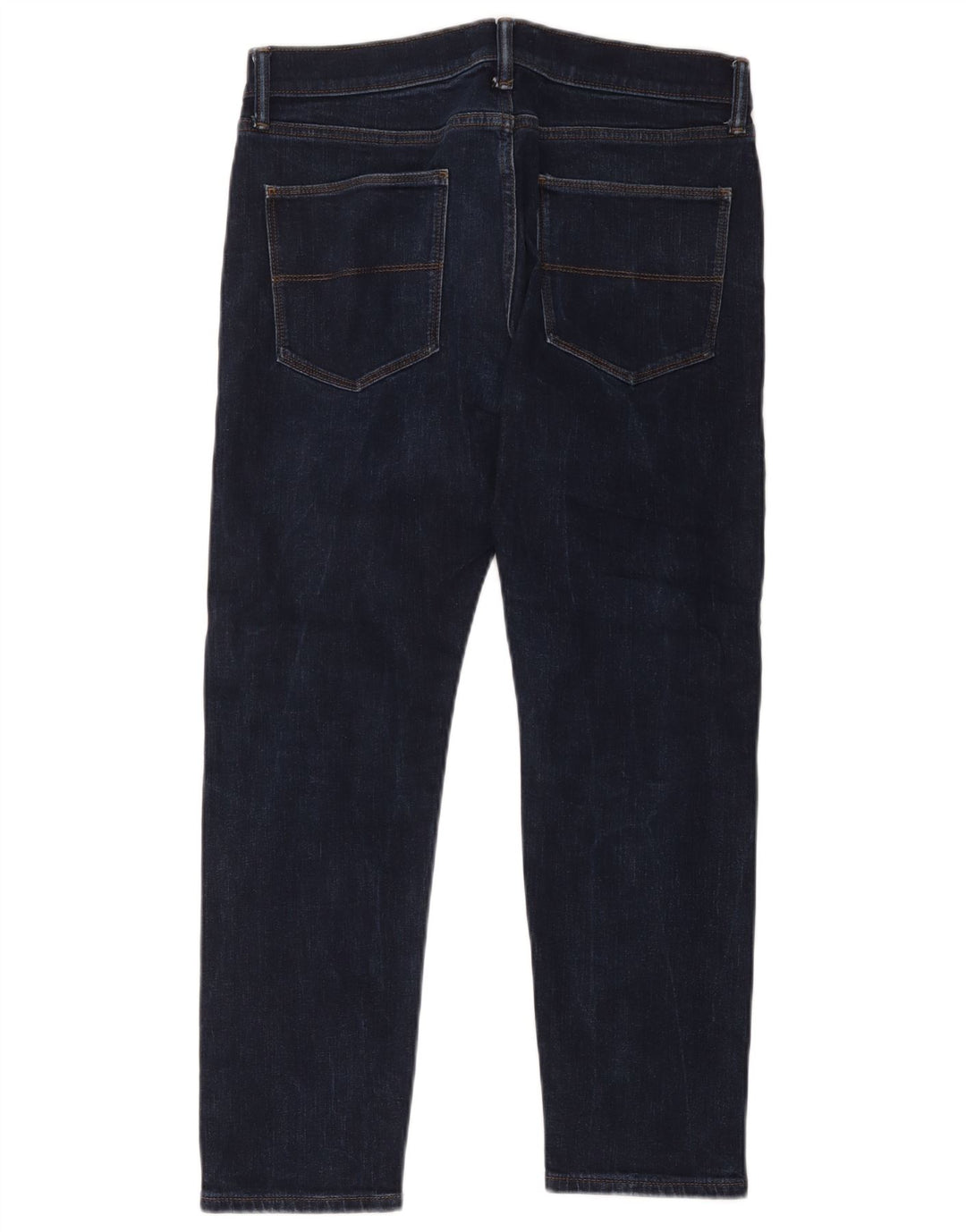 Marks & Spencer Γυναικεία Slim Jeans W32 L29 Navy Blue Cotton