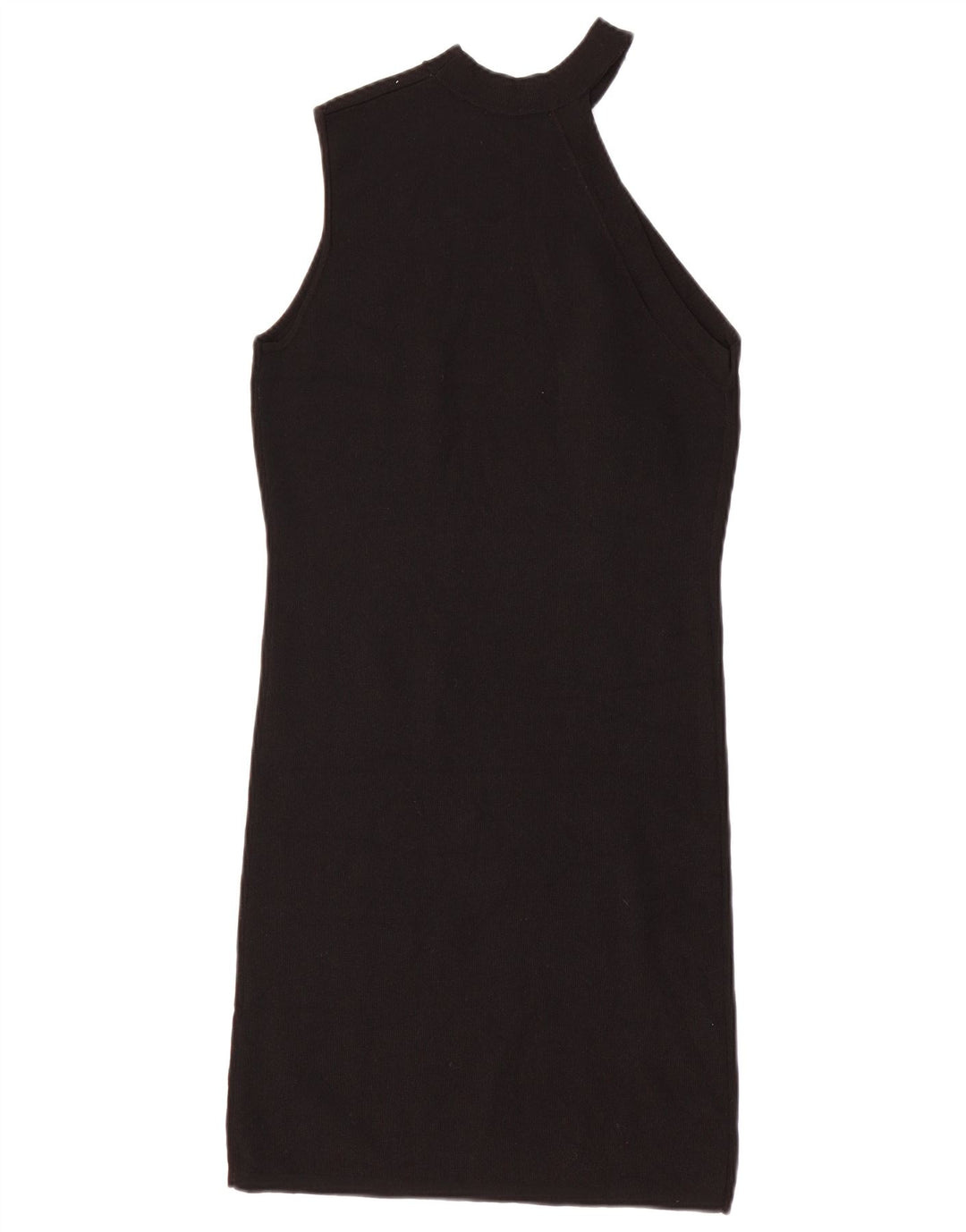 Zara Womens One Shoulder Bodycon Φόρεμα UK 12 Medium Black