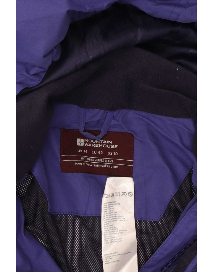 Mountain Warehouse Γυναικείο Αδιάβροχο UK 14 Large Purple Polyester
