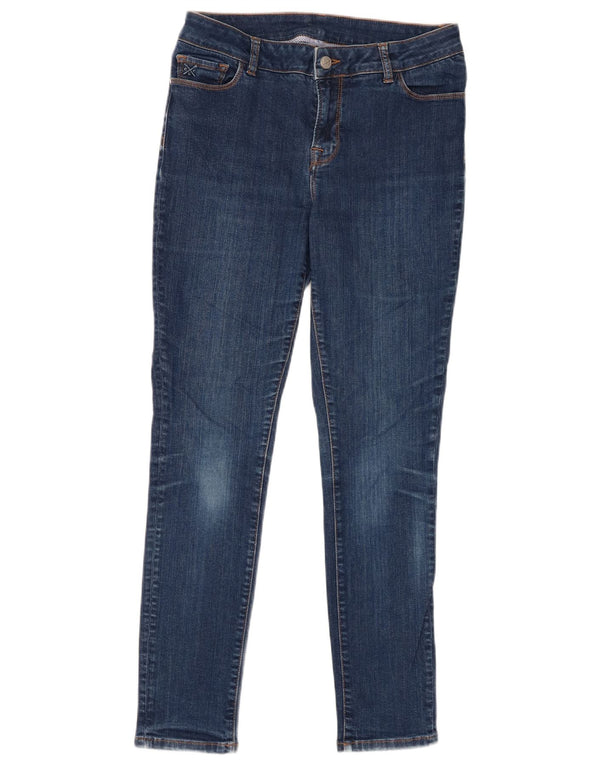Crew Clothing Γυναικεία Skinny Jeans UK 12 Medium W30 L28 Navy Blue Cotton