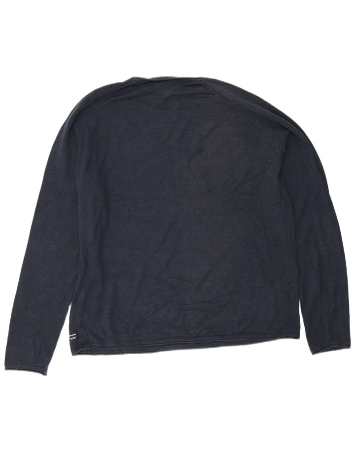 Ανδρικό μπλουζάκι Jack & Jones μακρυμάνικο 2XL Navy Blue