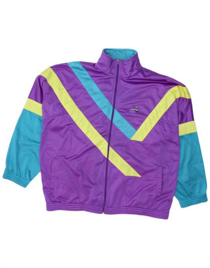 Brugi Ανδρική Ολόσωμη φόρμα XL Purple Colourblock Polyester