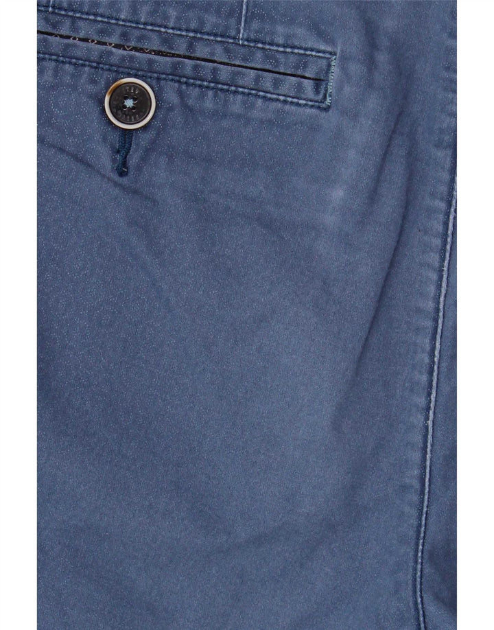 Ανδρικό σορτς Chino Ted Baker W32 Μεσαίο μπλε γεωμετρικό βαμβακερό