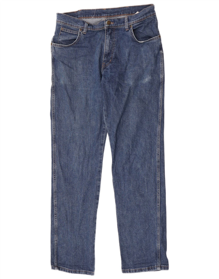 Ανδρικό τζιν ίσιο Wrangler Regular Fit W34 L34 Μπλε βαμβακερό
