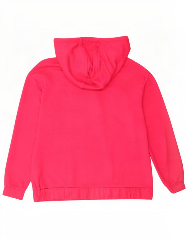 Street One Womens Graphic Hoodie Jumper UK 12 Medium Pink Polyester