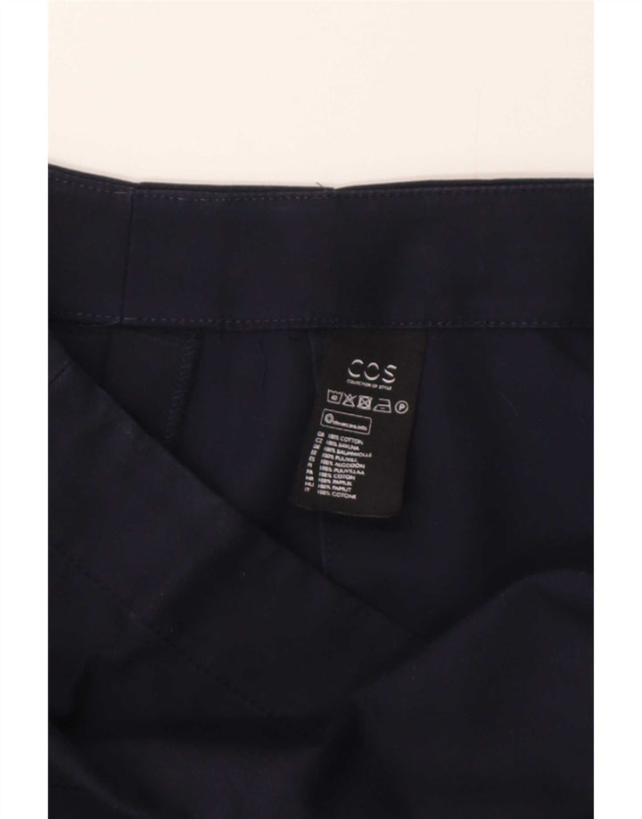 Cos Γυναικεία Φούστα Cargo Medium W28 Navy Blue Cotton