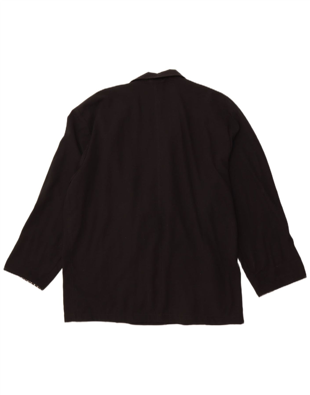 Ανδρικό σακάκι σακάκι με διπλό στήθος VINTAGE UK 42 XL Μαύρο πολυεστέρα