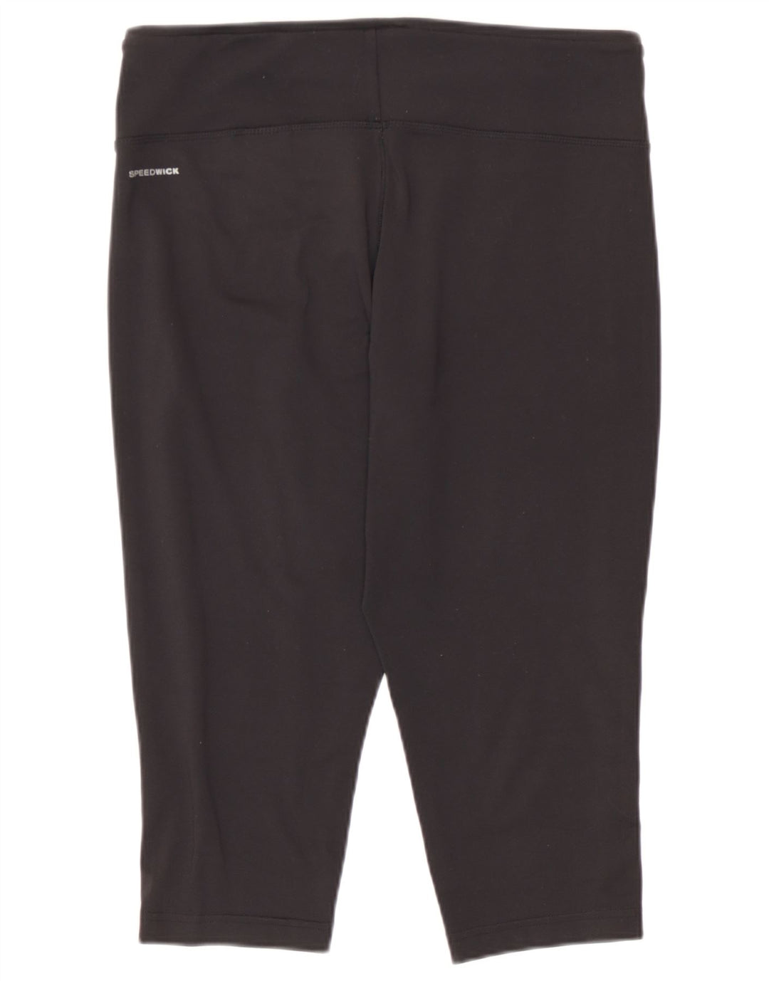Reebok Γυναικεία Κάπρι Κολάν UK 16/18 Μεγάλος Μαύρος Πολυεστέρας