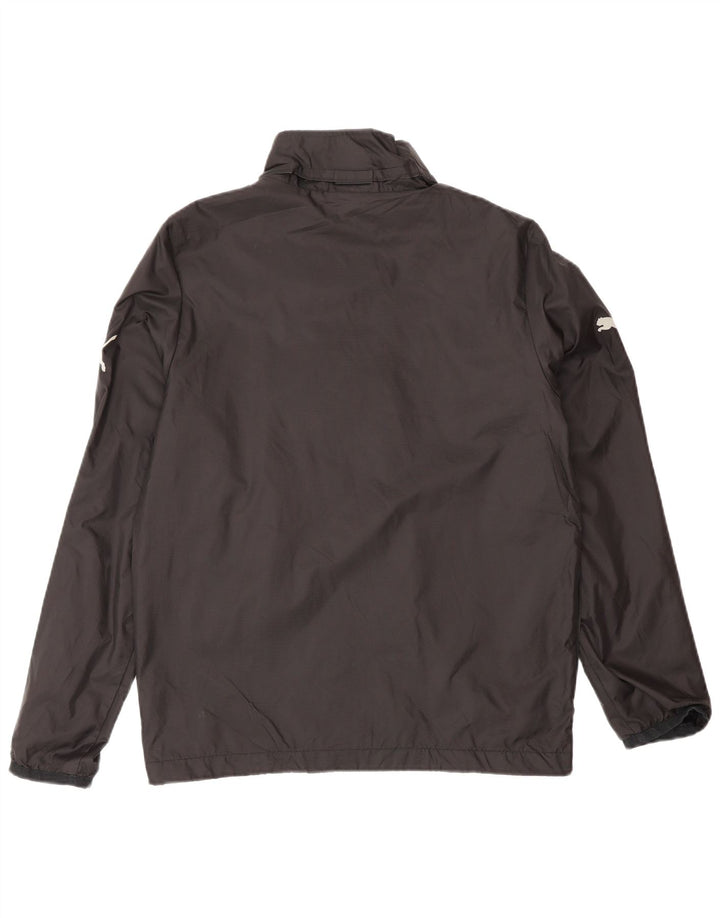 Puma Boys Rain Jacket 13-14 Years Black Polyester