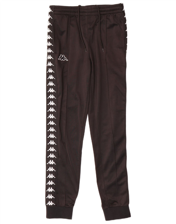 Ανδρική φόρμα γραφικής Kappa Παντελόνι Joggers Μικρό Μαύρο Πολυεστέρα