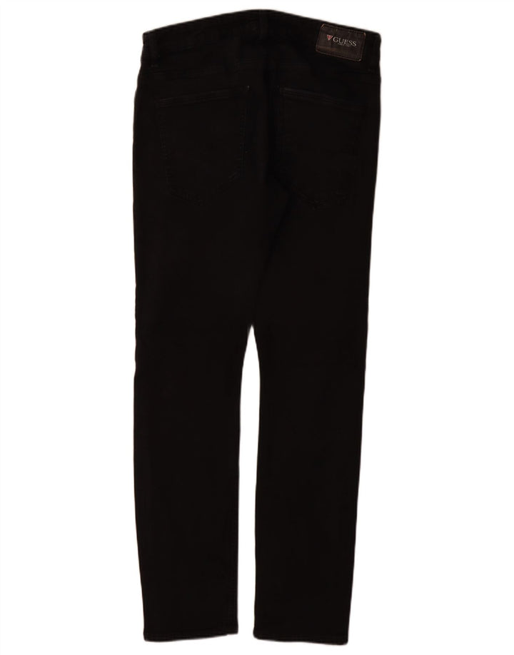 Guess Ανδρικό Slim Jeans W31 L31 Μαύρο βαμβακερό