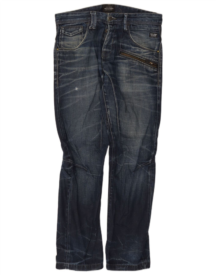 Jack & Jones Ανδρικό τζιν ίσιο W32 L32 Μπλε βαμβακερό