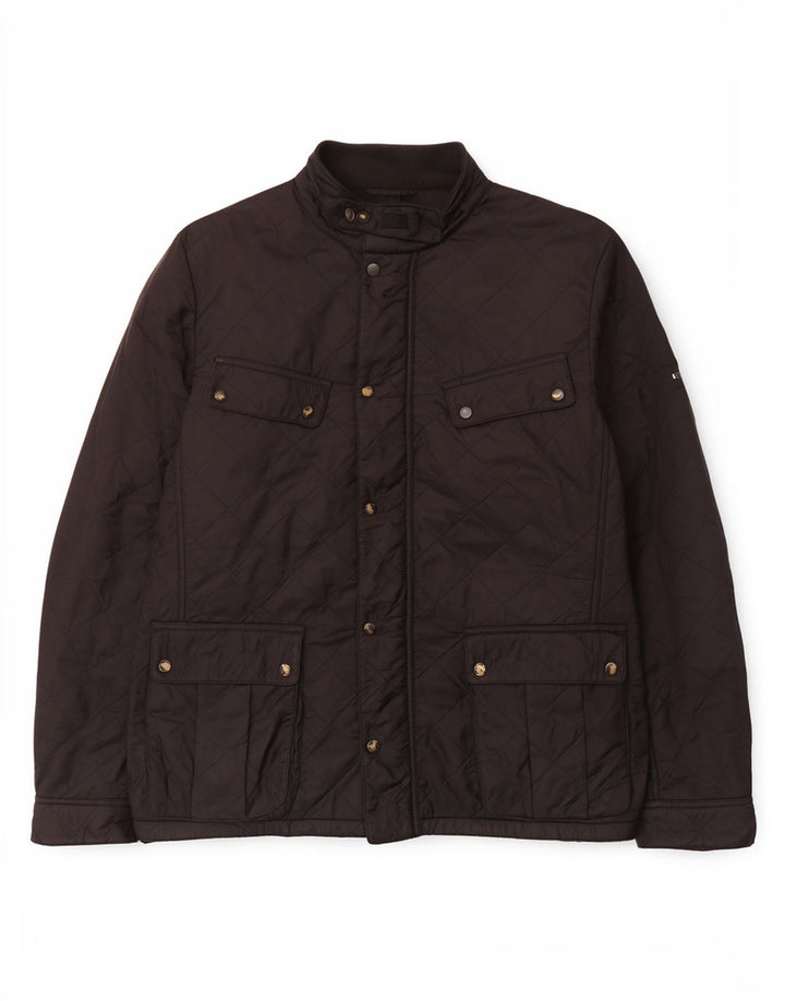Ανδρικό καπιτονέ μπουφάν Barbour UK 42 XL Μαύρο Πολυαμίδιο
