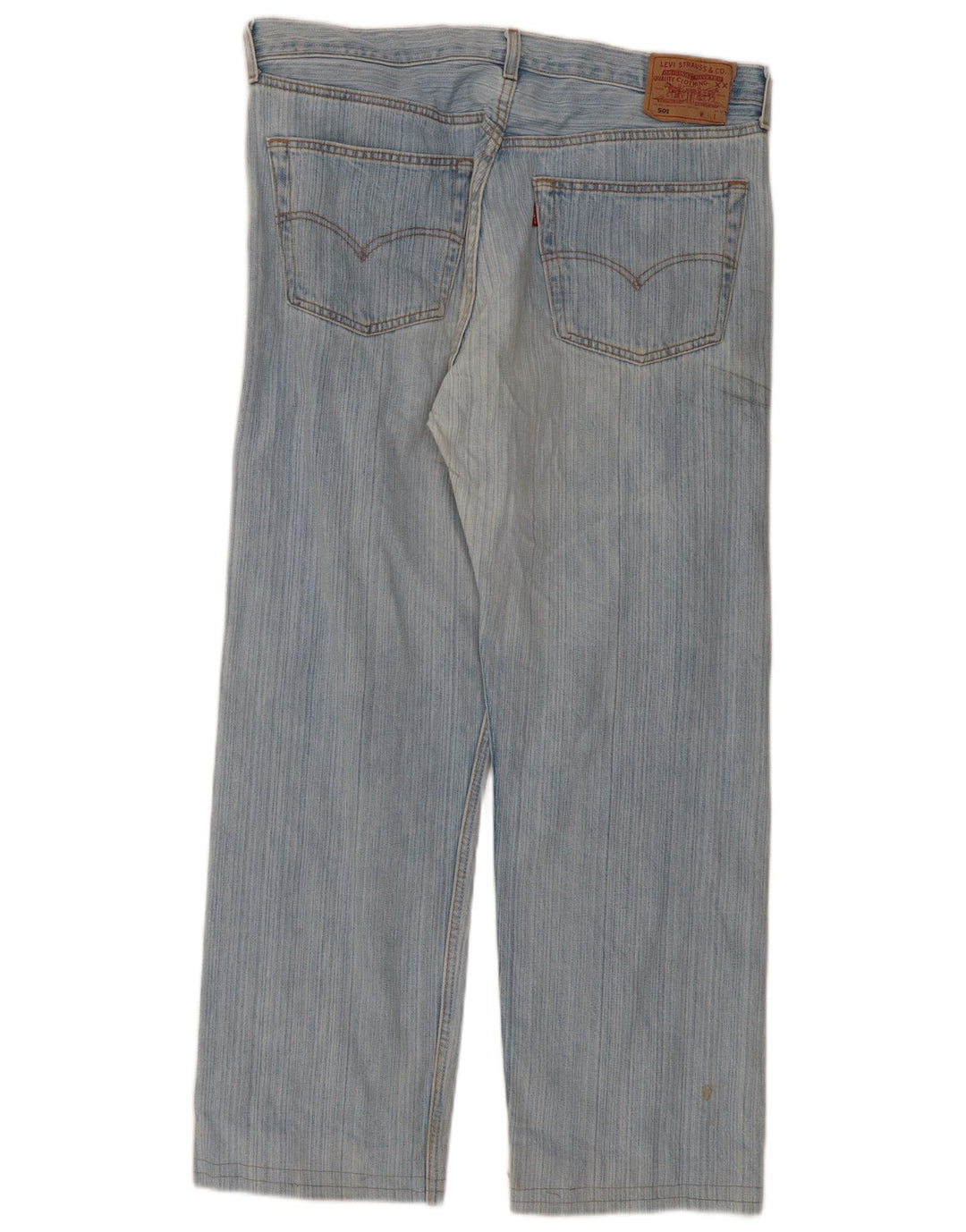 Levi's Womens 501 Straight Jeans W38 L29 Blue