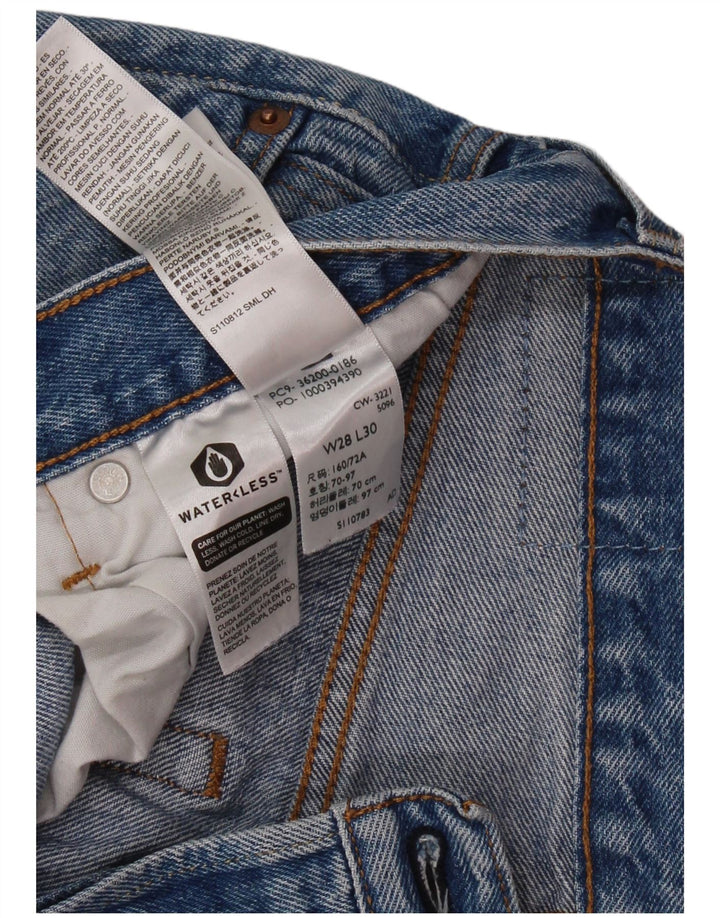LEVI'S Ανδρικό τζιν 501 ίσιο W28 L30 Μπλε βαμβακερό