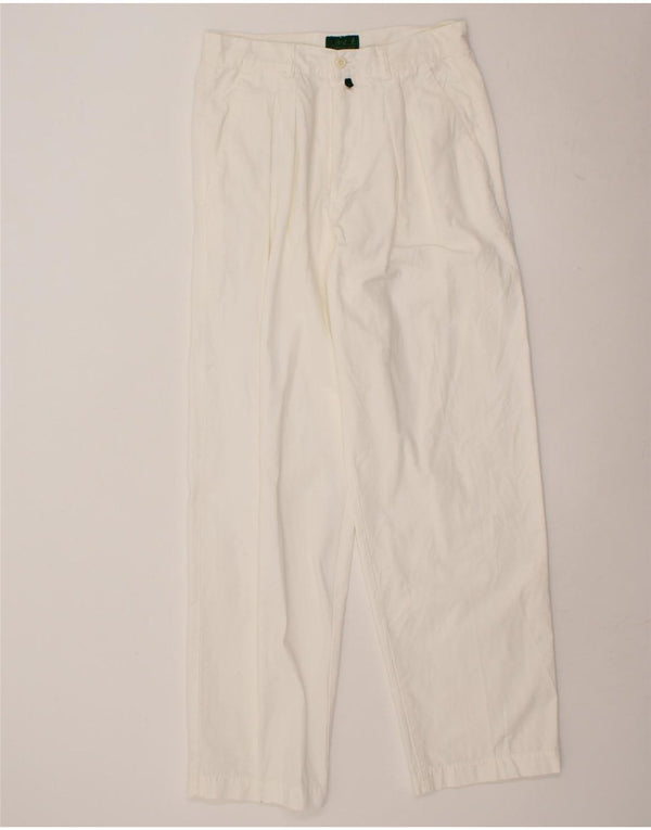 BEST COMPANY Ανδρικό παντελόνι Chino με καρφίτσες W32 L32 Λευκό