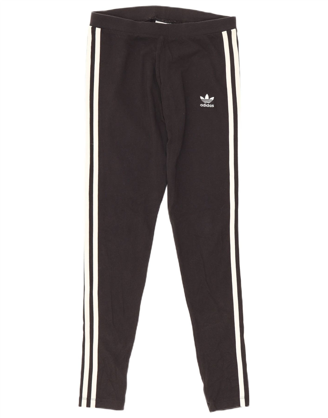 Γυναικείο κολάν Adidas UK 10 Small μαύρο βαμβακερό