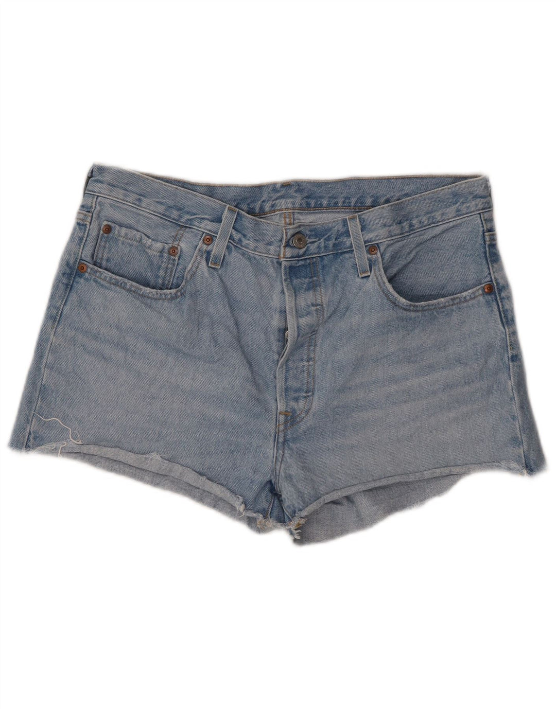 Γυναικείο τζιν σορτς LEVI'S W33 μεγάλο μπλε βαμβακερό