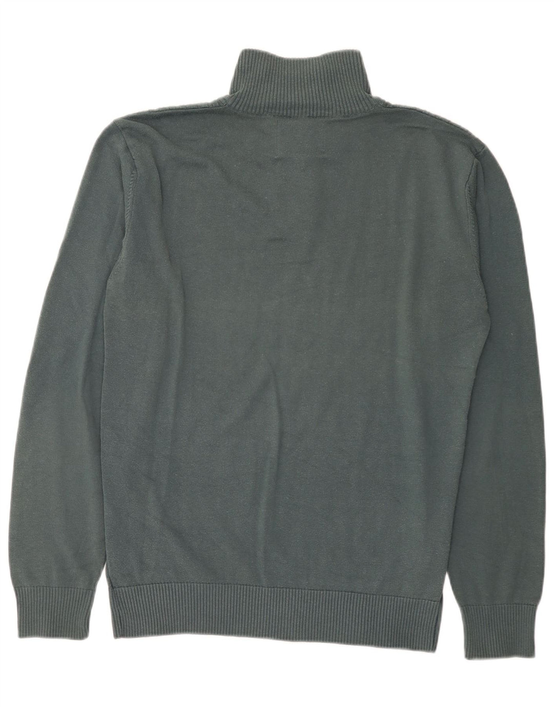 Jack & Jones Ανδρικό πουλόβερ με λαιμό με κουμπιά XL Πράσινο βαμβακερό