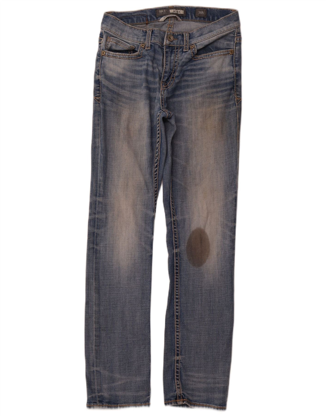 BKE Γυναικείο Alec Straight Jeans W31 L31 Blue Cotton