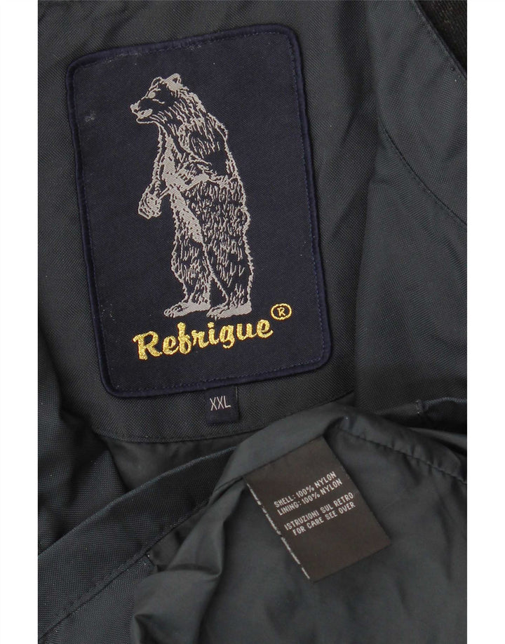 Ανδρικό μπουφάν Refrigue Bomber UK 44 2XL Navy Blue Colorblock Nylon