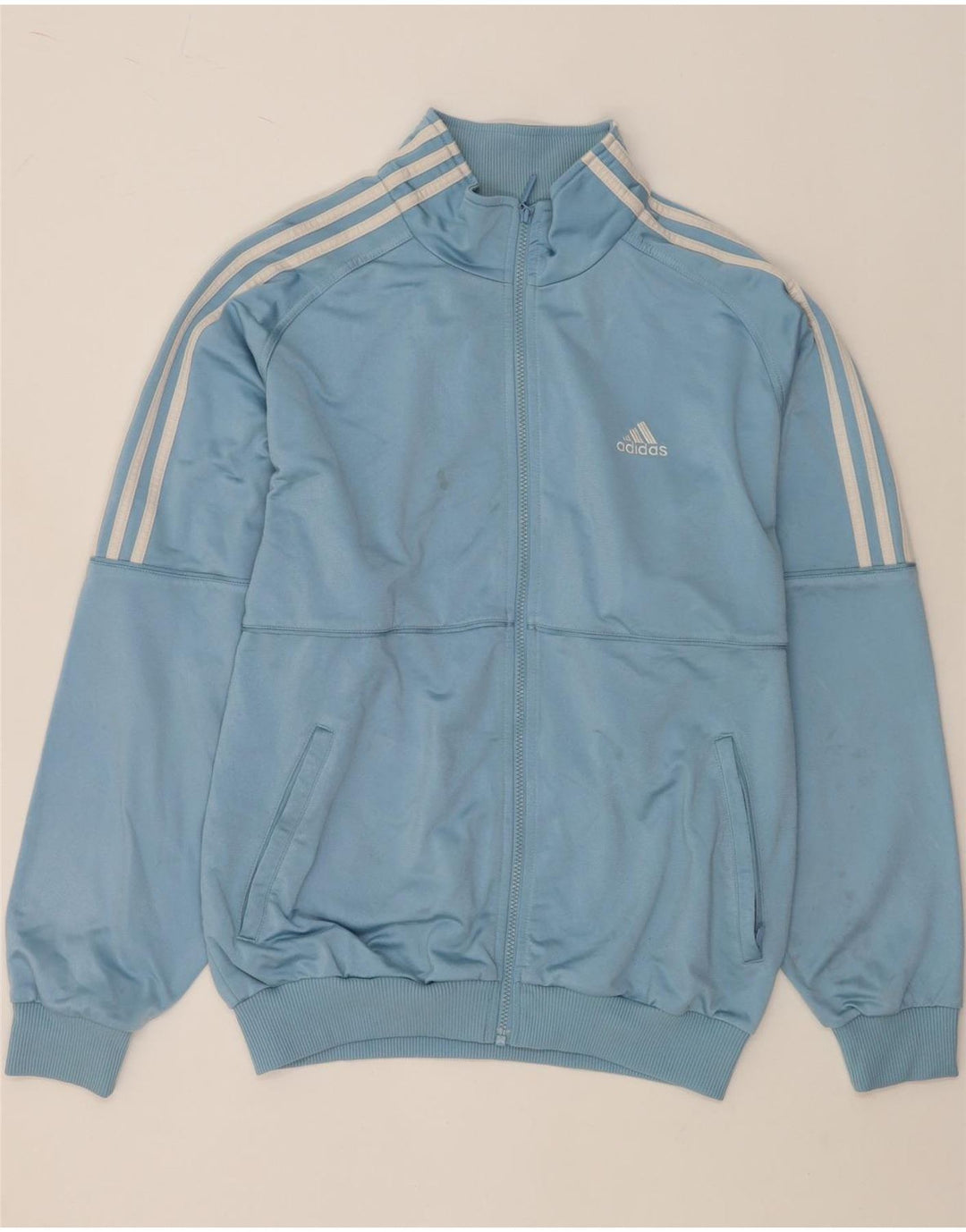 Ανδρική φόρμα γυμναστικής ADIDAS Top Jacket UK 40/42 Medium Blue Polyester
