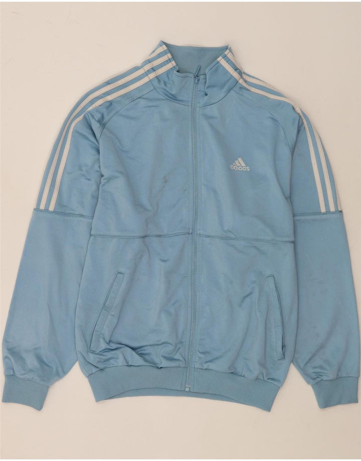 Ανδρική φόρμα γυμναστικής ADIDAS Top Jacket UK 40/42 Medium Blue Polyester