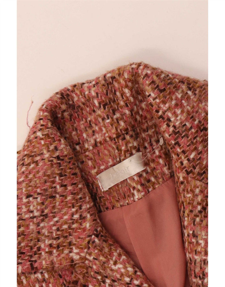 Vintage γυναικείο πανωφόρι UK 8 Small Pink Flecked