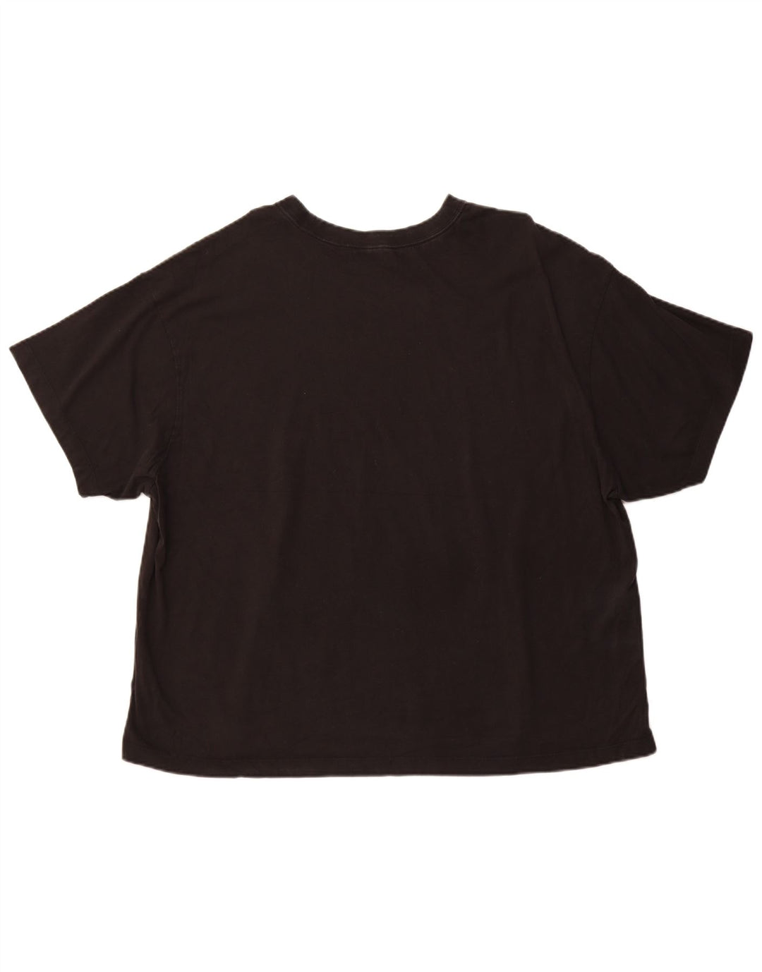 NIKE Γυναικείο T-Shirt Top UK 20 2XL Μαύρο βαμβακερό