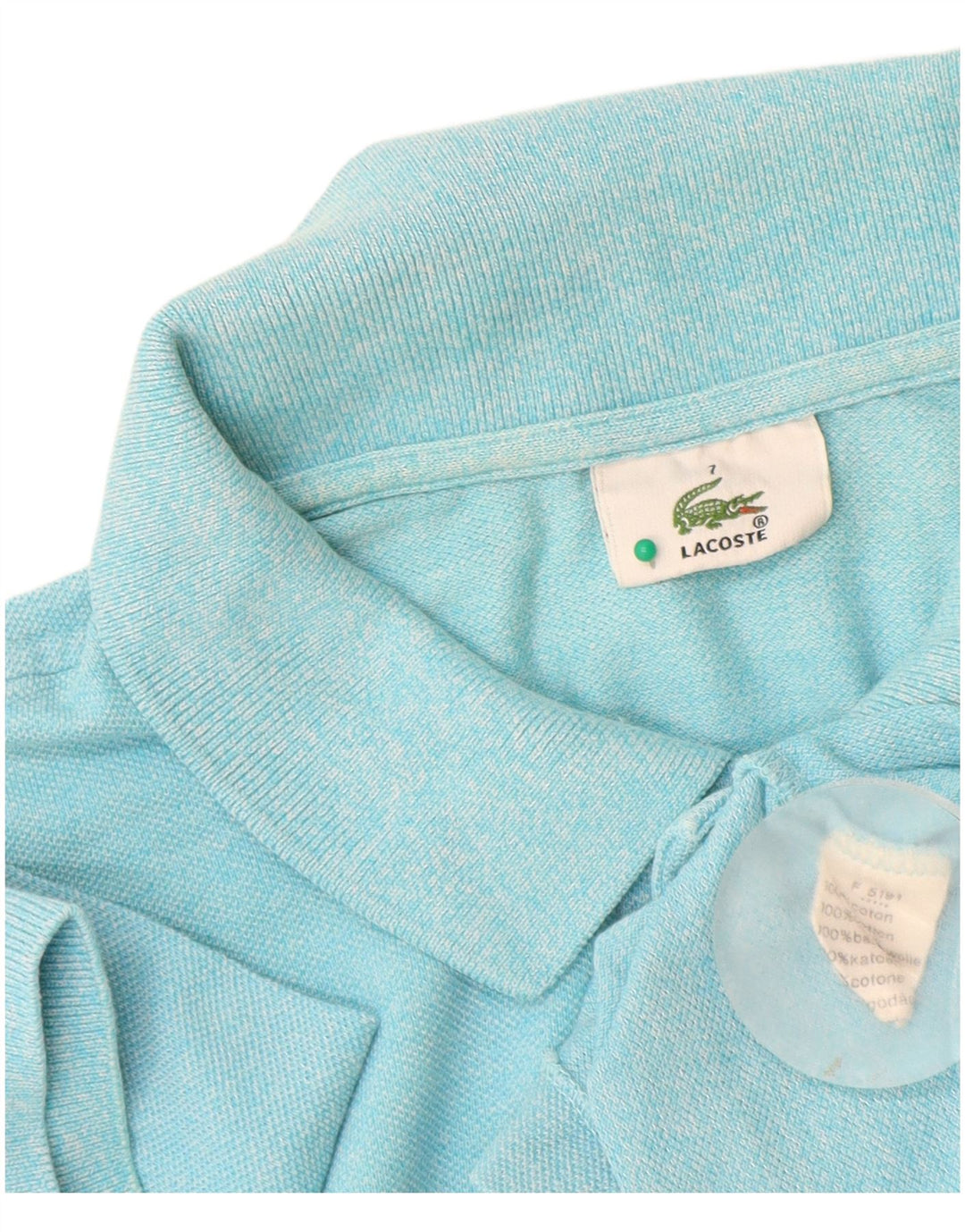 Ανδρικό πουκάμισο πόλο Lacoste 7 2XL Μπλε βαμβακερό