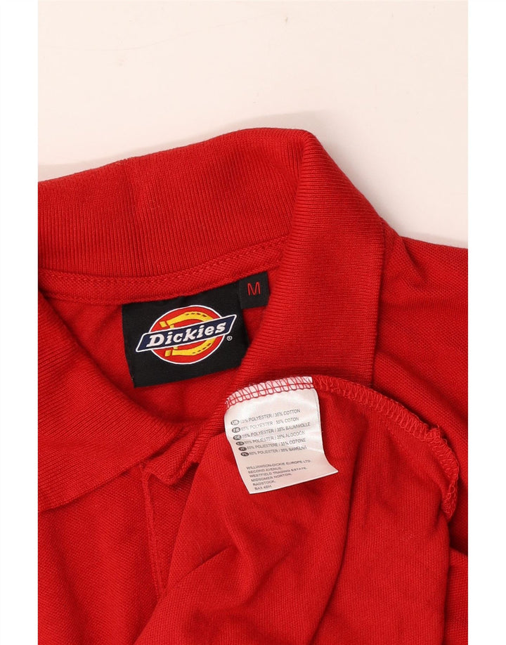 Ανδρικό πουκάμισο πόλο Dickies με μεσαίο κόκκινο πολυεστέρα