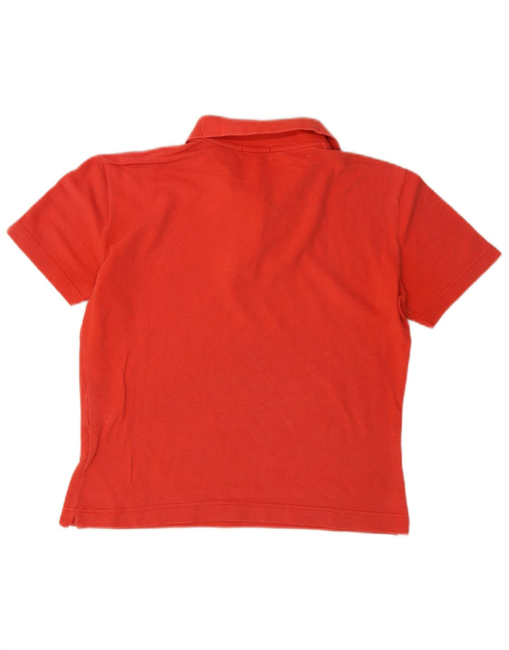 Fred Perry Γυναικείο πουκάμισο Crop Polo UK 14 Μεσαίο κόκκινο βαμβακερό