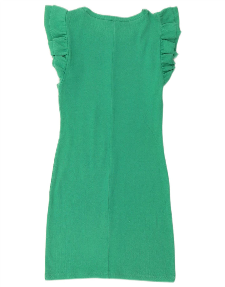 Zara Γυναικείο φόρεμα με θήκη UK 12 Medium Green