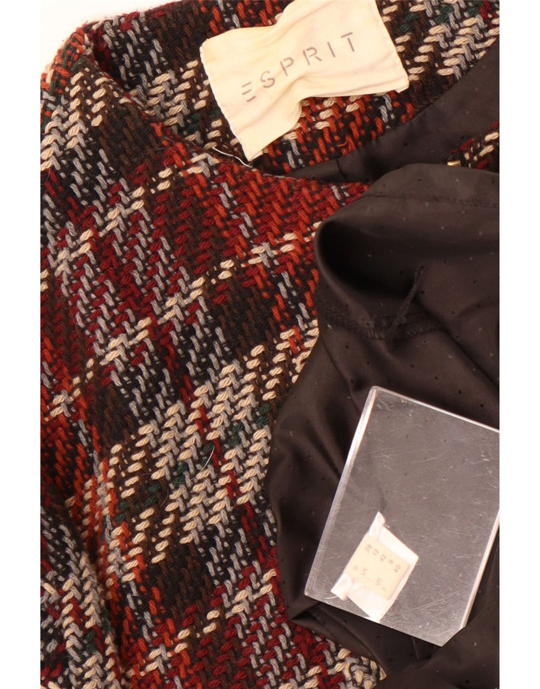 Γυναικείο πανωφόρι Esprit UK 12 μεσαίο μπορντό Check