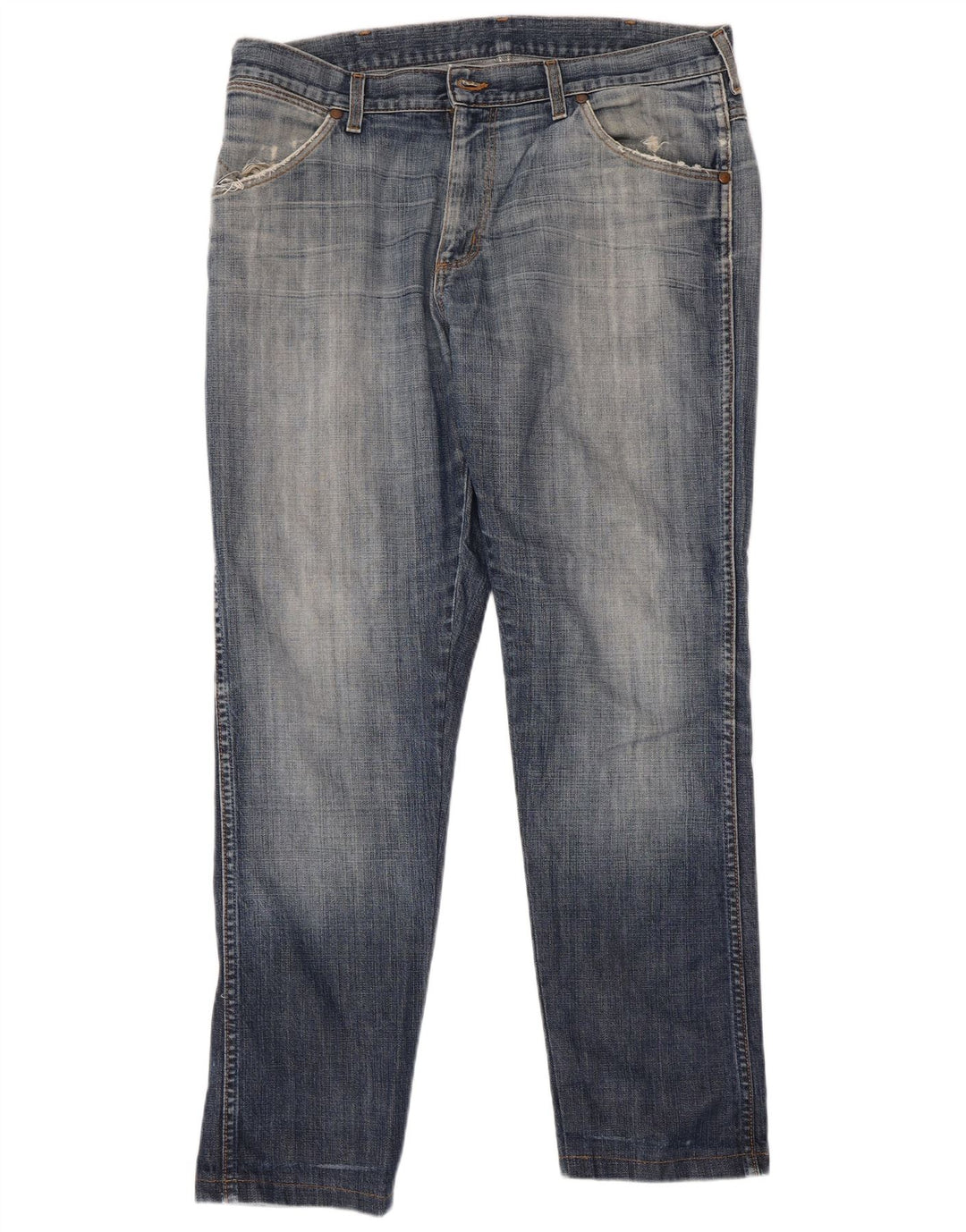 Ανδρικό τζιν Wrangler ίσιο W36 L30 Μπλε βαμβακερό