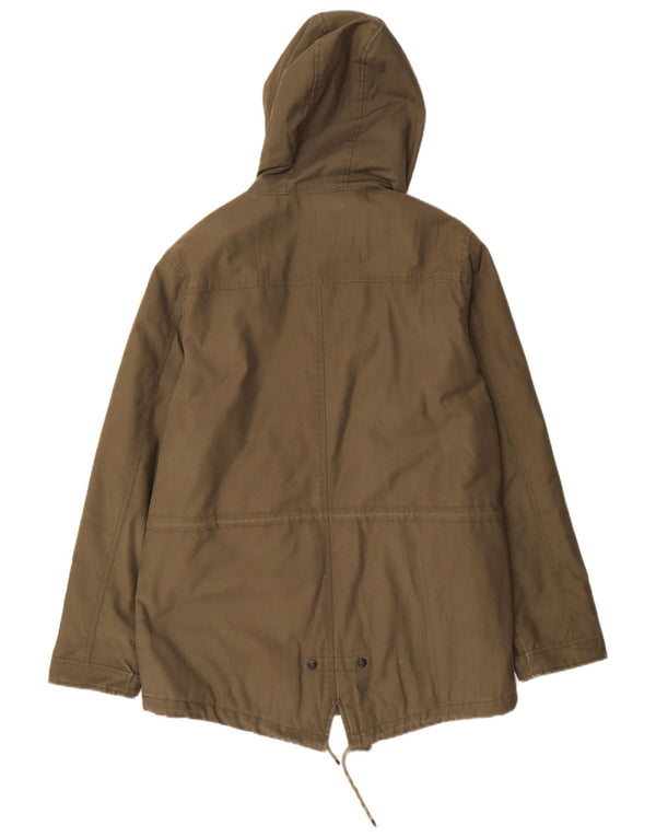 Vintage Industries Ανδρικό μπουφάν Parka με κουκούλα UK 44 2XL Χακί Πολυεστέρας