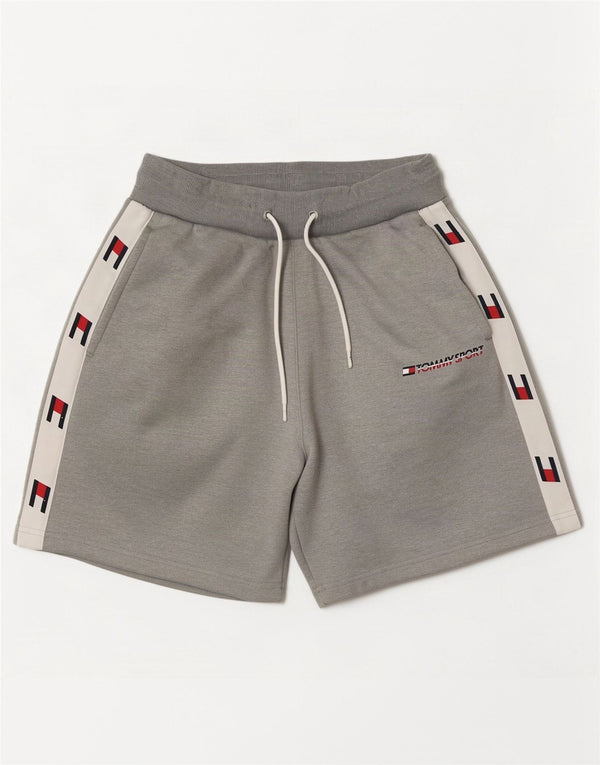 Ανδρικό γραφικό αθλητικό σορτς Tommy Hilfiger Μικρό γκρι πολύχρωμο πολυεστέρα