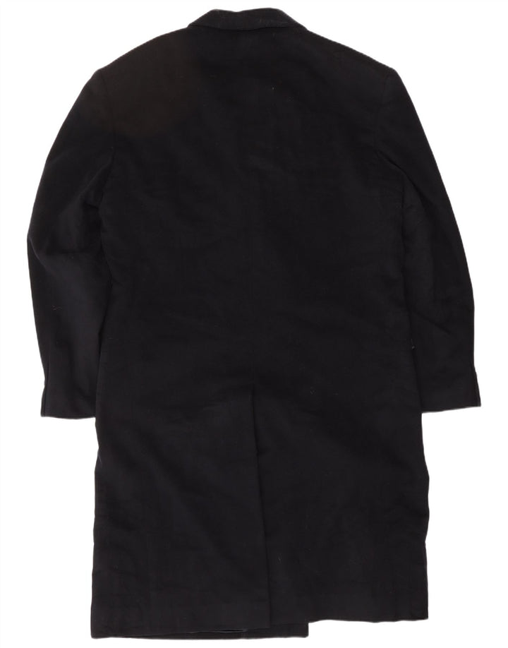 LUCA D'ALTIERI Ανδρικό παλτό με διπλό στήθος IT 48 Medium Navy Blue Classic