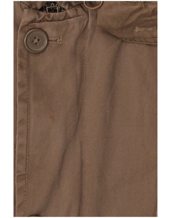 BENETTON Ανδρικό μπουφάν Parka με κουκούλα IT 48 Μεσαίο Καφέ Πολυεστέρας