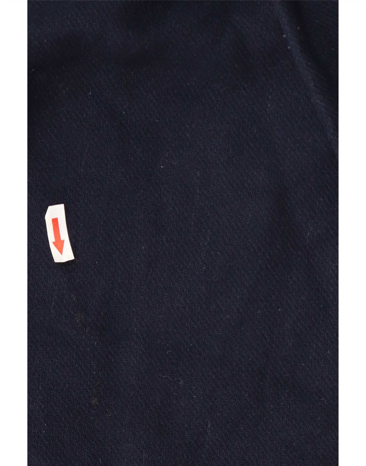 Marks & Spencer Γυναικείο παλτό με διπλό στήθος UK 16 Large Navy Blue Polyester