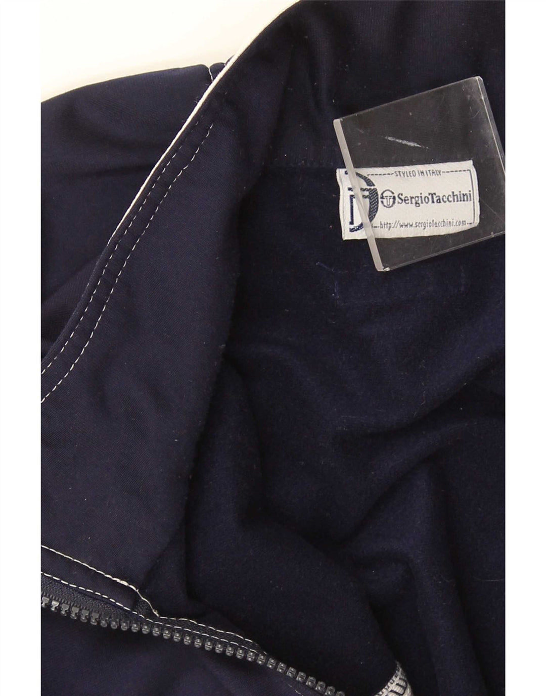 Ανδρική αθλητική φόρμα Sergio Tacchini Top Jacket Medium Navy Blue Colourblock