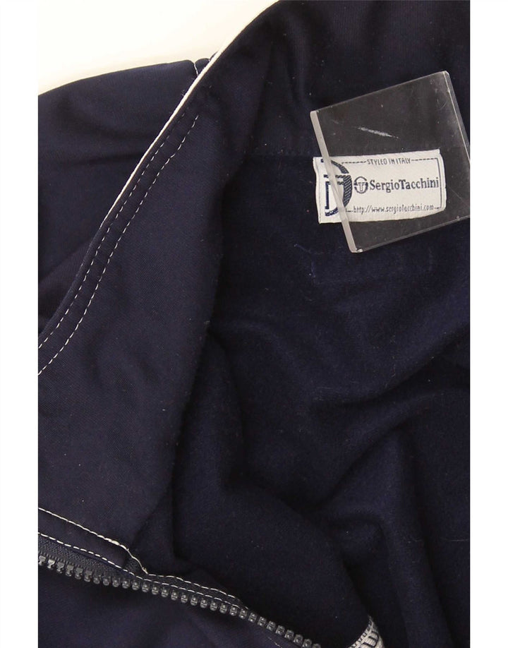 Ανδρική αθλητική φόρμα Sergio Tacchini Top Jacket Medium Navy Blue Colourblock