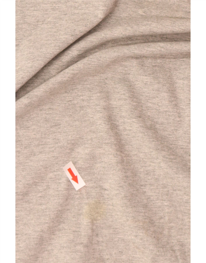 Ανδρικό μπλουζάκι Nike, μεγάλο γκρι βαμβακερό