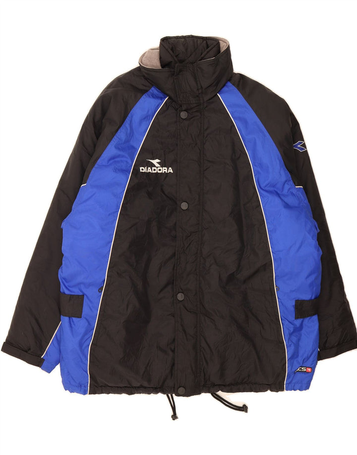 Ανδρικό μπουφάν DIADORA Windbreaker UK 46 3XL Black Colourblock Polyamide