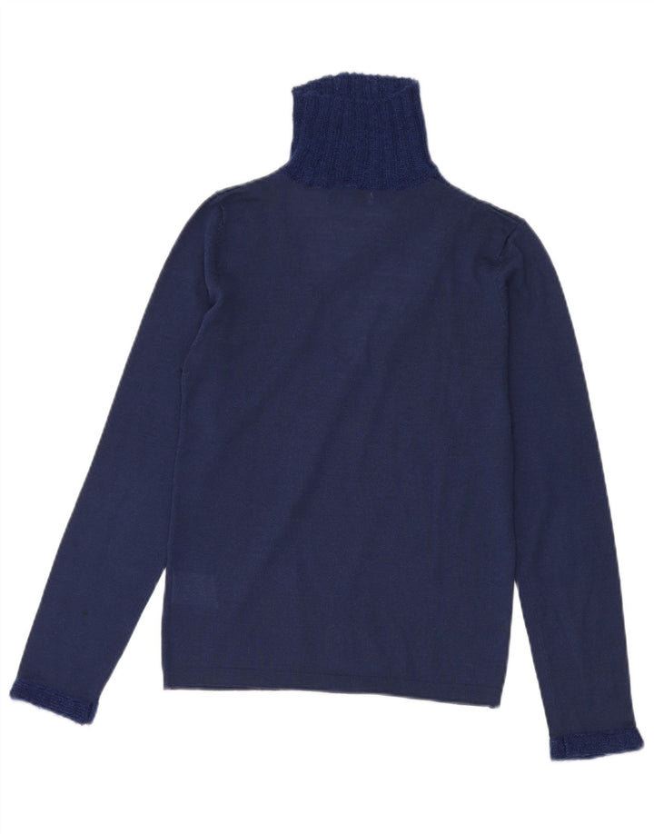 Guess Γυναικείο πουλόβερ marciano με λαιμό χελώνα US 3 Small Navy Blue Wool