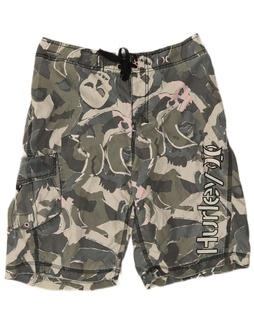 Hurley Ανδρικό σορτς Cargo W30 Μεσαίου πράσινου πολυεστέρα παραλλαγής