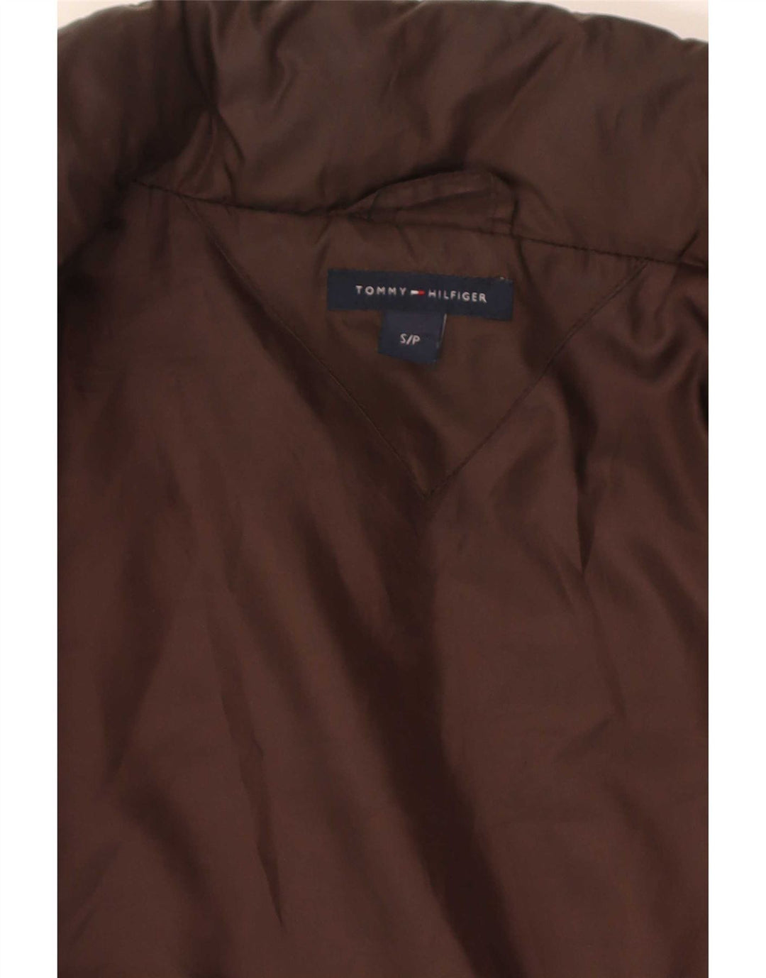 Tommy Hilfiger γυναικείο μπουφάν με επένδυση UK 10 Μικρό καφέ πολυεστέρας