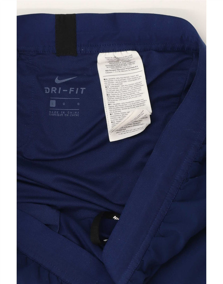 Γυναικείο αθλητικό σορτς Nike Dri Fit UK 16 Large Navy Blue Polyester